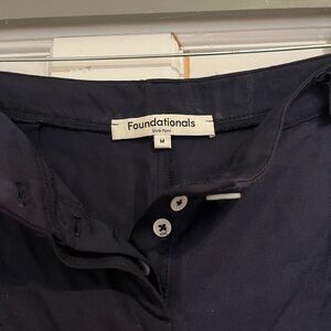 Silk Women's Pants - Navy